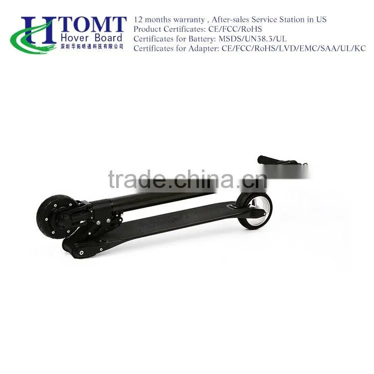China Htomt Lightest 6.3kg light weight electric scooter Folding Balance carbon electric scooter
