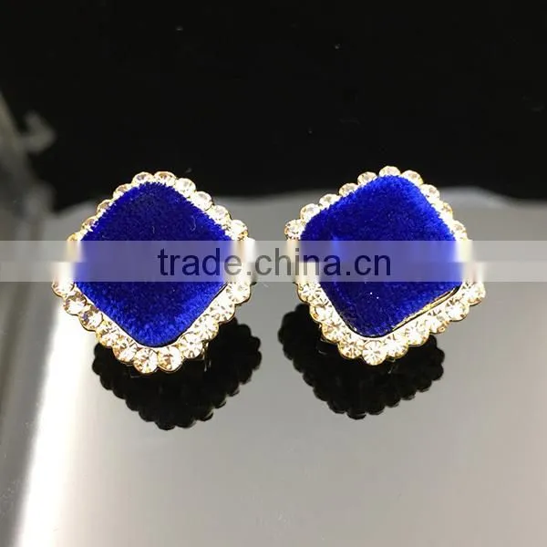 small quantitiy korean fancy flannelette diamond stud earrings