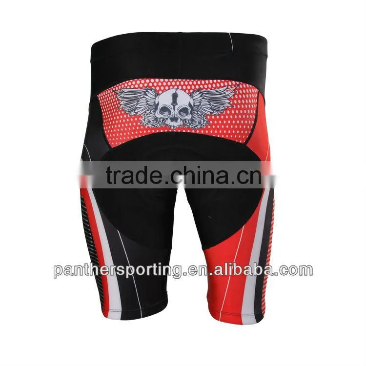 Mens black Bicycle padding shorts cheerleading uniforms