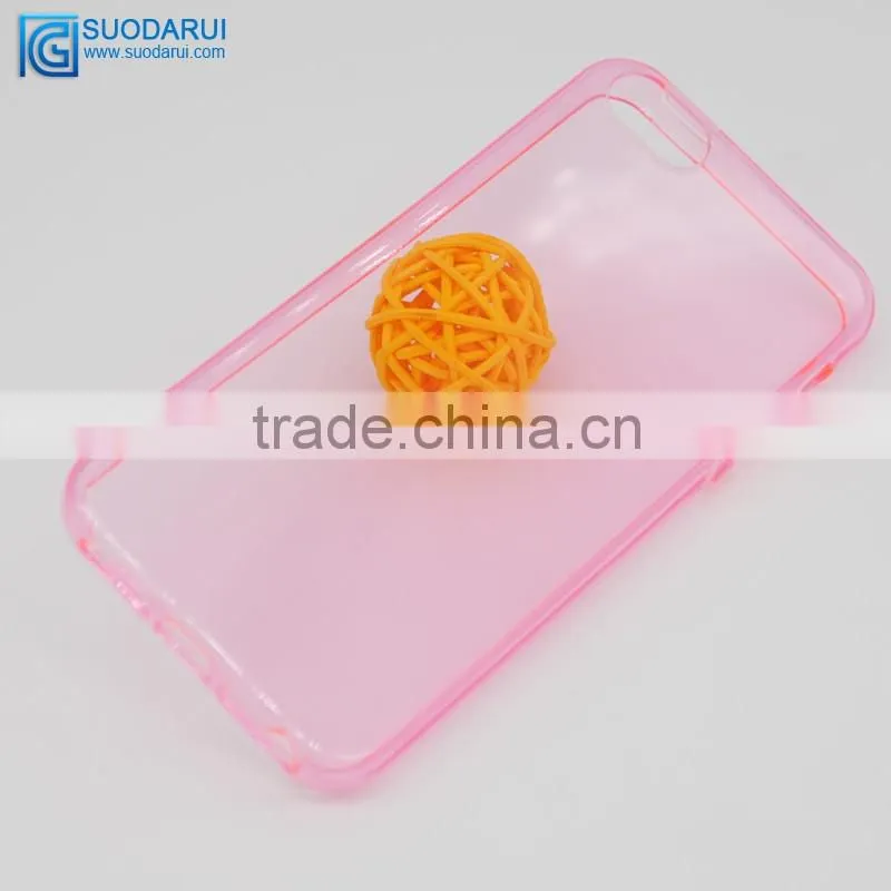 Mix color Clear Soft TPU cover phone cover cases for iPhone se