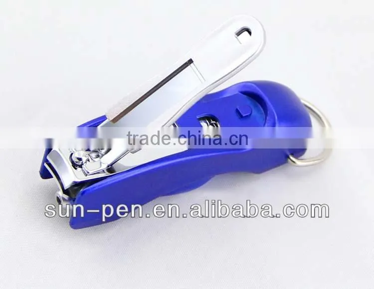 folding multi-funtional pen with nail clipper