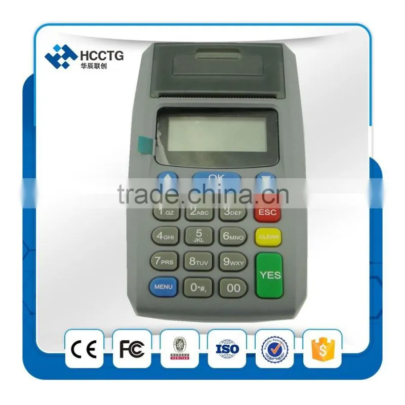 Hot Selling Handheld GPRS 20 Keys Pinpad EFT POS Terminal With Thermal Printer M100