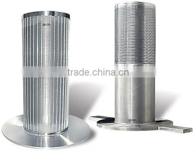 304 and 316 stainless steel Wedge wire cylinder filter element