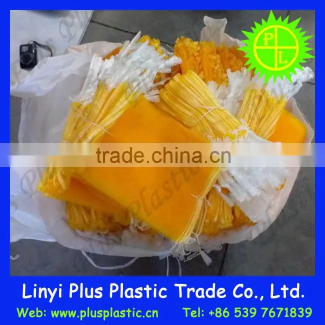 PE raschel mesh bag roll packing garlic mesh bag