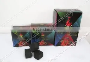 Coconut material longer burning time smokless hookah cube charcoal