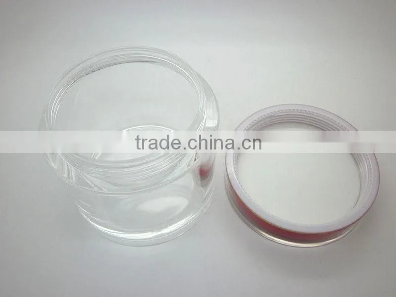 100ml/200ml Cylindrical Acrylic Single-Wall Container