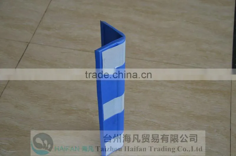 600*100*8mm round EVA colorful wall corner guard reflective for parking/Round Angle EVA wall corner protector for garage