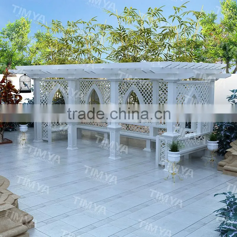 Outdoor Steel Party Tent Canopy Garden Oasis Bay Window Gazebo