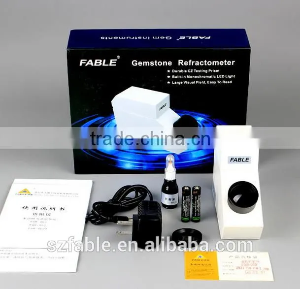 Gemological Refractometer with refractive index liquid