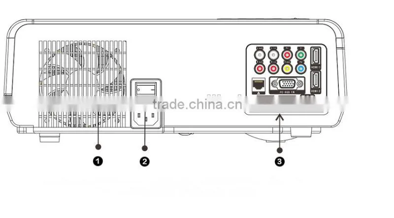 1280*800RGB high denifirtion Led android wifi smart projector LED86+ AV/HDMI/VGA/USB/SD/TV