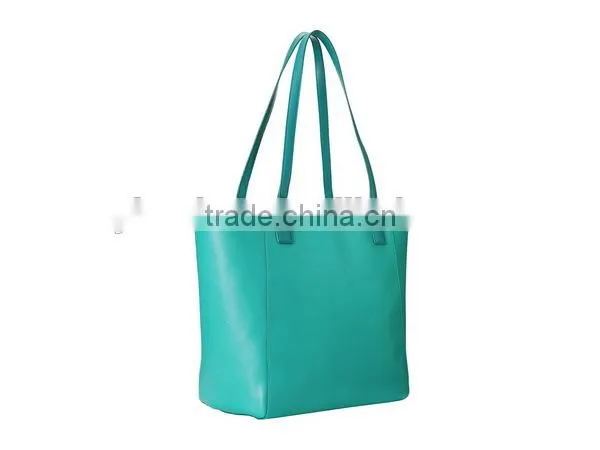 Plain Leather Tote Bag