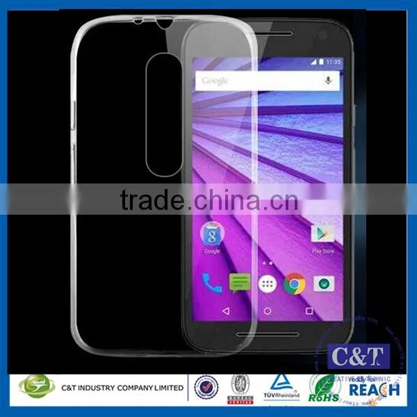 C&T Flexible Clear TPU Case For Motorola Moto G 3rd gen(3rd Generation)