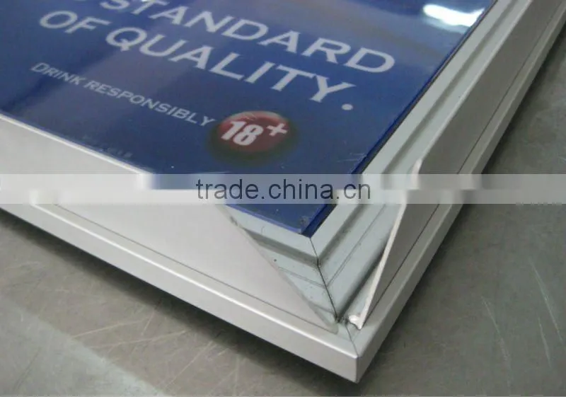 slim frame aluminium, Aluminium snapper frame,slim light box