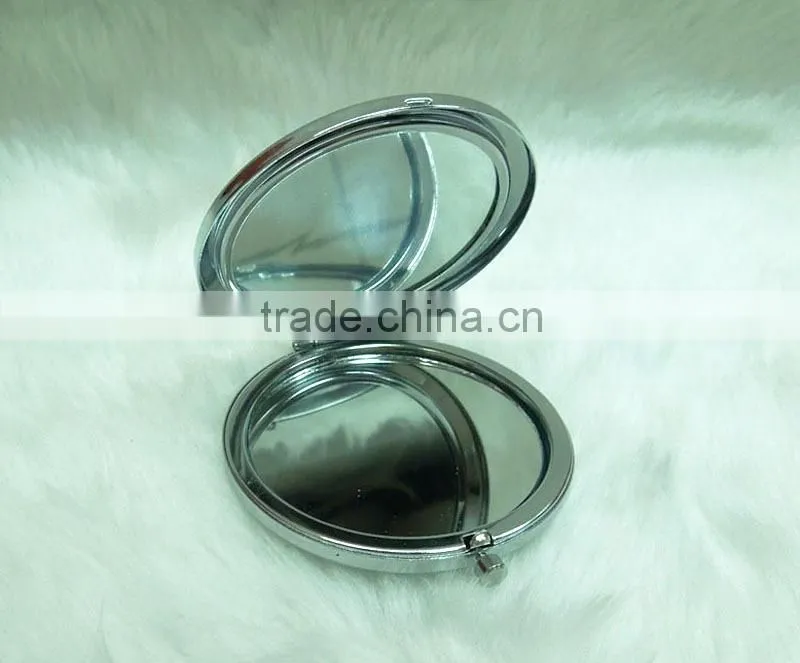 Custom butterfly sticker makeup mirror/professional makeup mirror with epoxy sticker