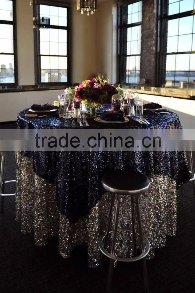 3MM Sequin Fabric Square Table Overlay