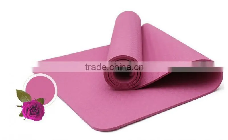 Wholesale Custom Print Anti-slip Gymnastics TPE Mat for Yoga