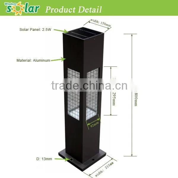 JR-CP80 Popular led outdoor decorartion solar garden light