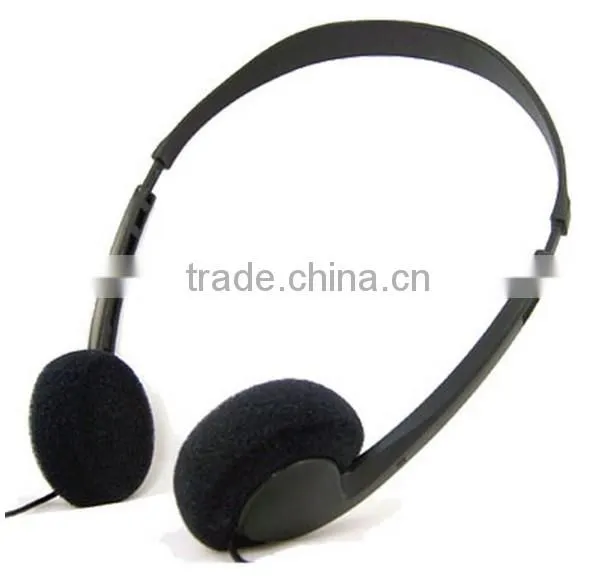 High quality disposable earphone,disposable headphone for bus factory wholesale