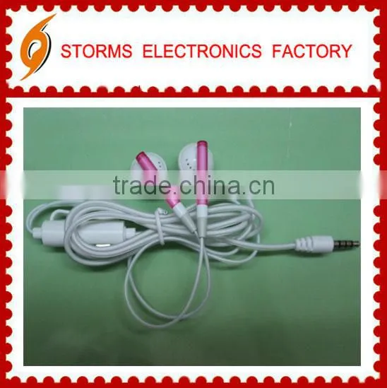 New high quality glowing earphone&earbud for promotion from earphone factory