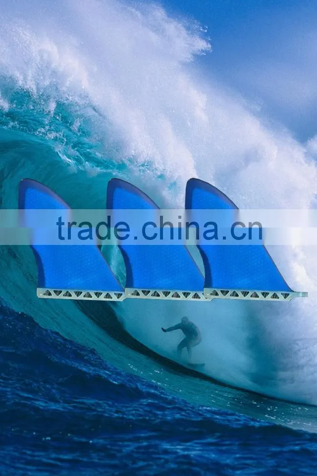 2015 new style honeycomb fiberglass surfboard fin/fin tube