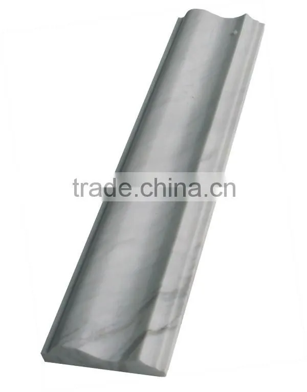 Volakas stone line stone chair rail moulding