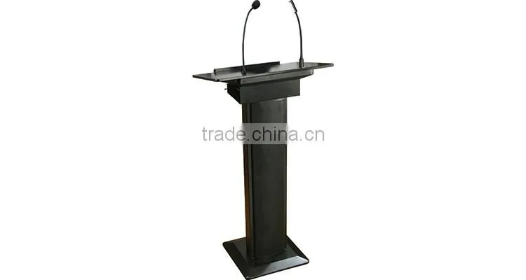 ITC T-6236 Classroom Lectern with desktop microphone for speech podium