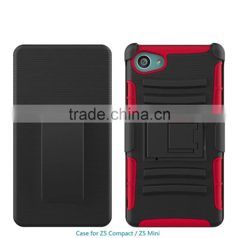 New arrival Fashion Hard Future Armor Impact Hybrid Hard Case Cover case for sony xperia z5 compact alibaba china