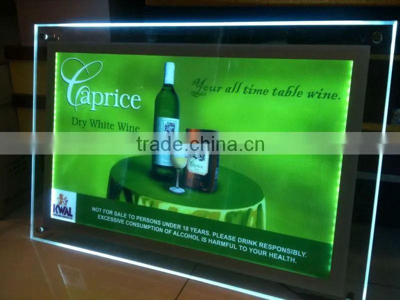 Illuminated Advertising slim LED Light Box