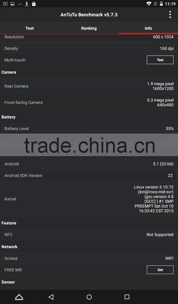 Hot selling 7inch android tablets 2 years warranty