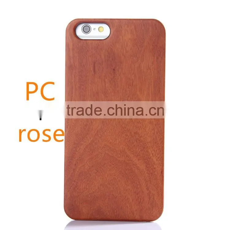 2016 High Quality wood and pc phone case for iphone 6