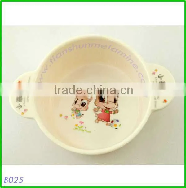 Kids melamine small bowls , round plastic bowl