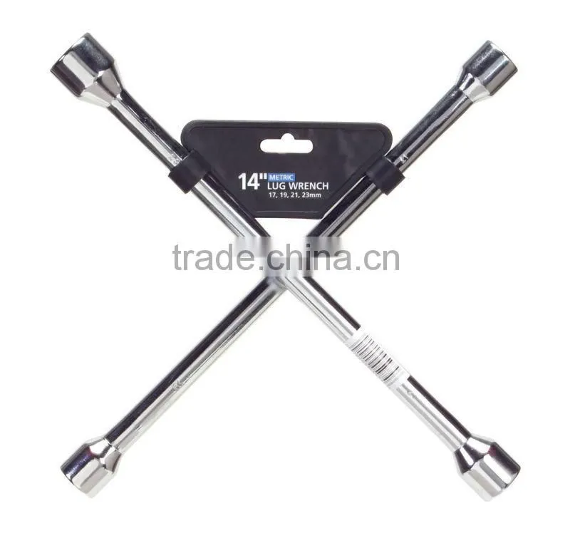 14-Inch 4-Way Lug Wrench