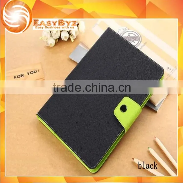 brand new case for ipad air 2, wallet pouch case for ipad 6, leather flip case for ipad 6