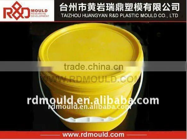 plastic paint bucket injection molding