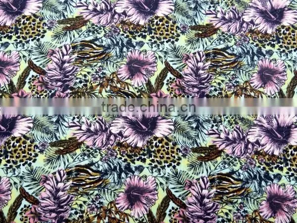 plain style and make-to-Order digital printing spun rayon fabric, woven viscose rayon fabric