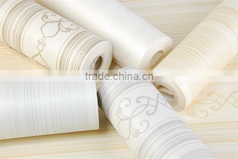 New Design classic wallpapers wide stripe wallpaper