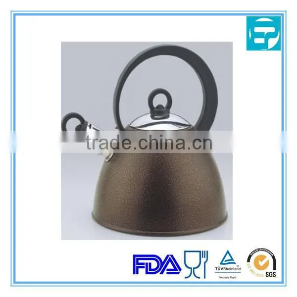 stainless whistle for kettles with plastic handle
