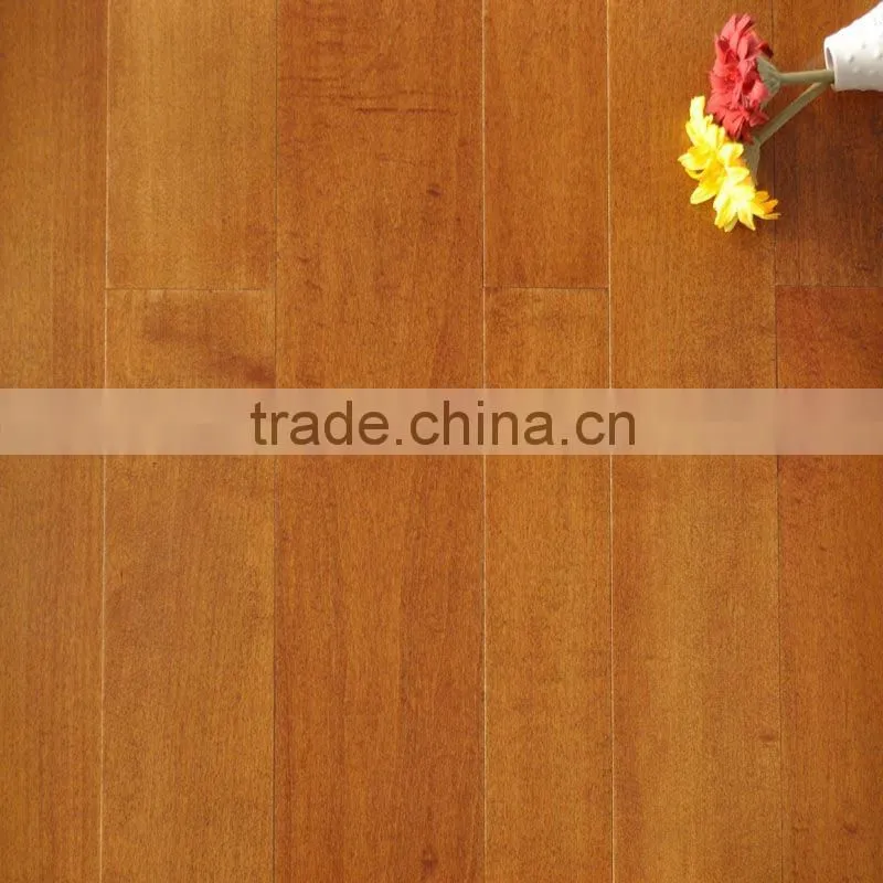 Customized Maple Multilayer Engineered Wood Flooring with UV Lacquer