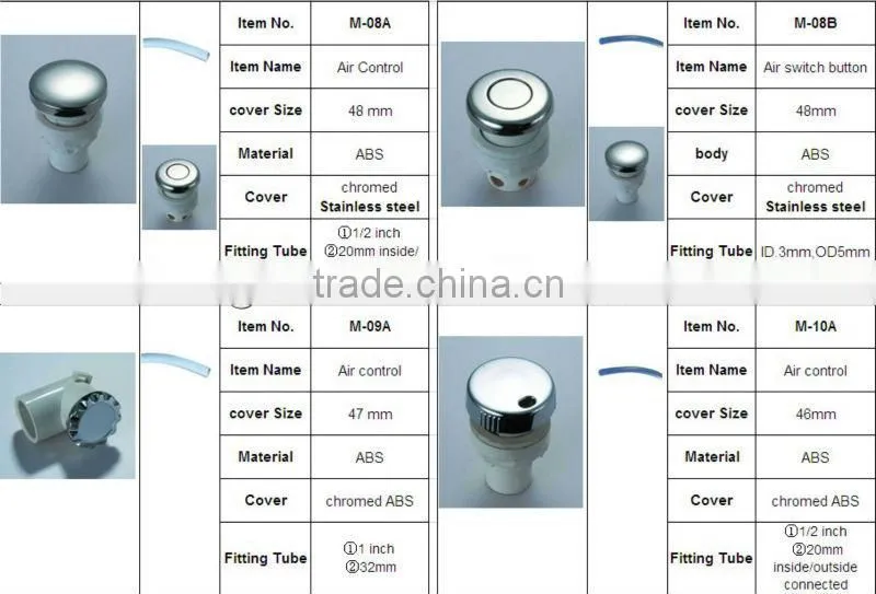 hydromassage whirlpool components