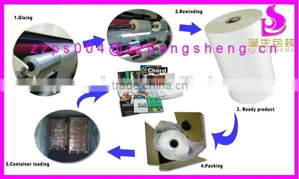 printable laminating metalized film,gold,silver and other colors
