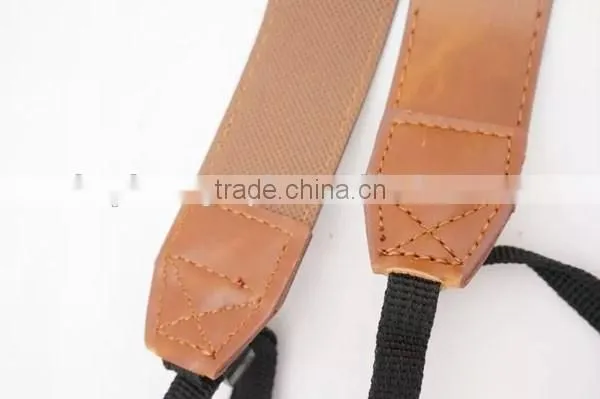 Customized Best Qulaity Genuine Leather DSLR SLR Camera Strap Shenzhen