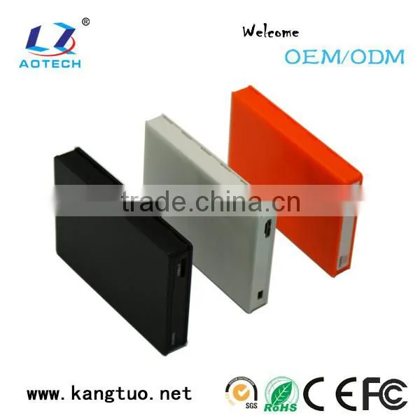 Durable 2.5 inch USB2.0/USB3.0 SATA hard drive plastic case