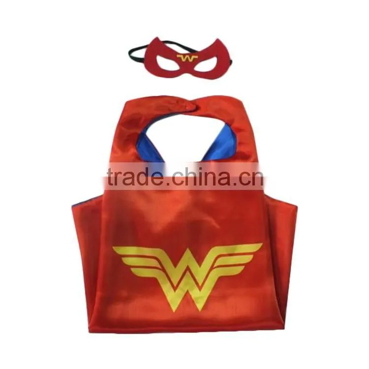 Manufacturers supply children's Cartoon Heroes cloak wholesale new Halloween custom double Superman Cape Cloak