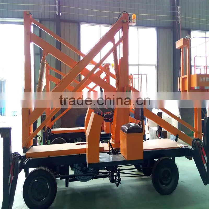 Towable boom lift for sale trailer mounted boom lift cherry picker for sale