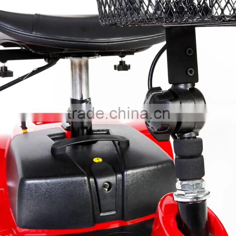 Electric scooter 180W 4 wheel adult mobility scooter for adults, dual pedal scoota