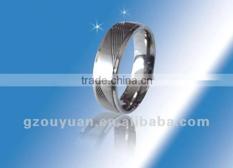 fashion wedding bands finger ring, titanium ring