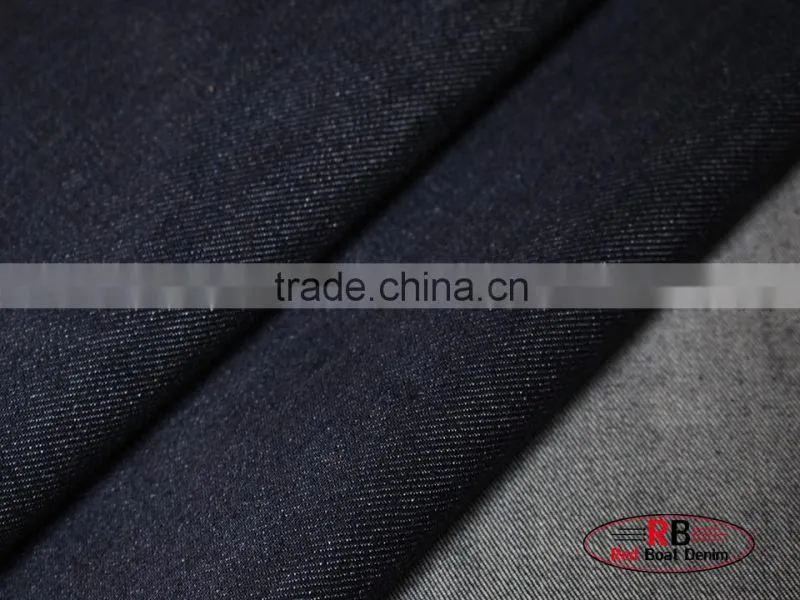 12oz Blue Color Slub 100%Cotton Stretch Denim Fabric