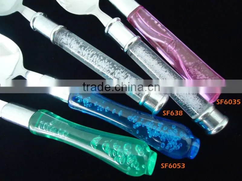 Stainless steel cutlery plastic handle