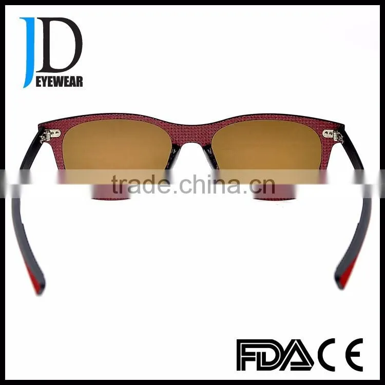 Wholesale Cat.3 UV400 Carbon fiber Polarized Bike Sunglasses