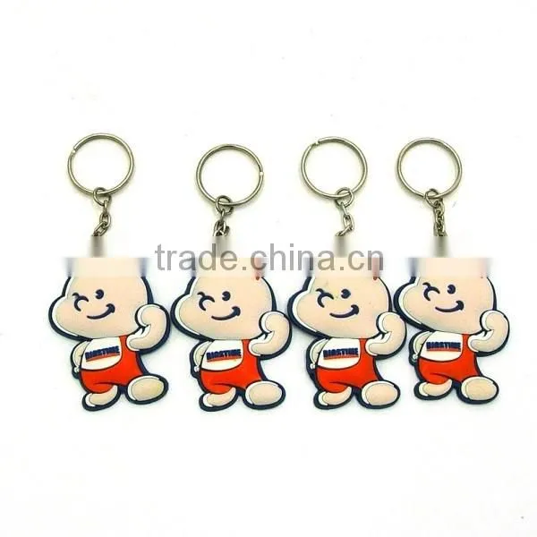 custom 2D Fuwa luggage tag keychain
